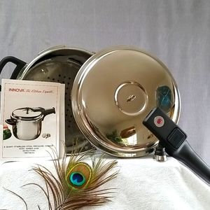 Pressure Cooker 8 Quart Stainless Steel VTG NWT